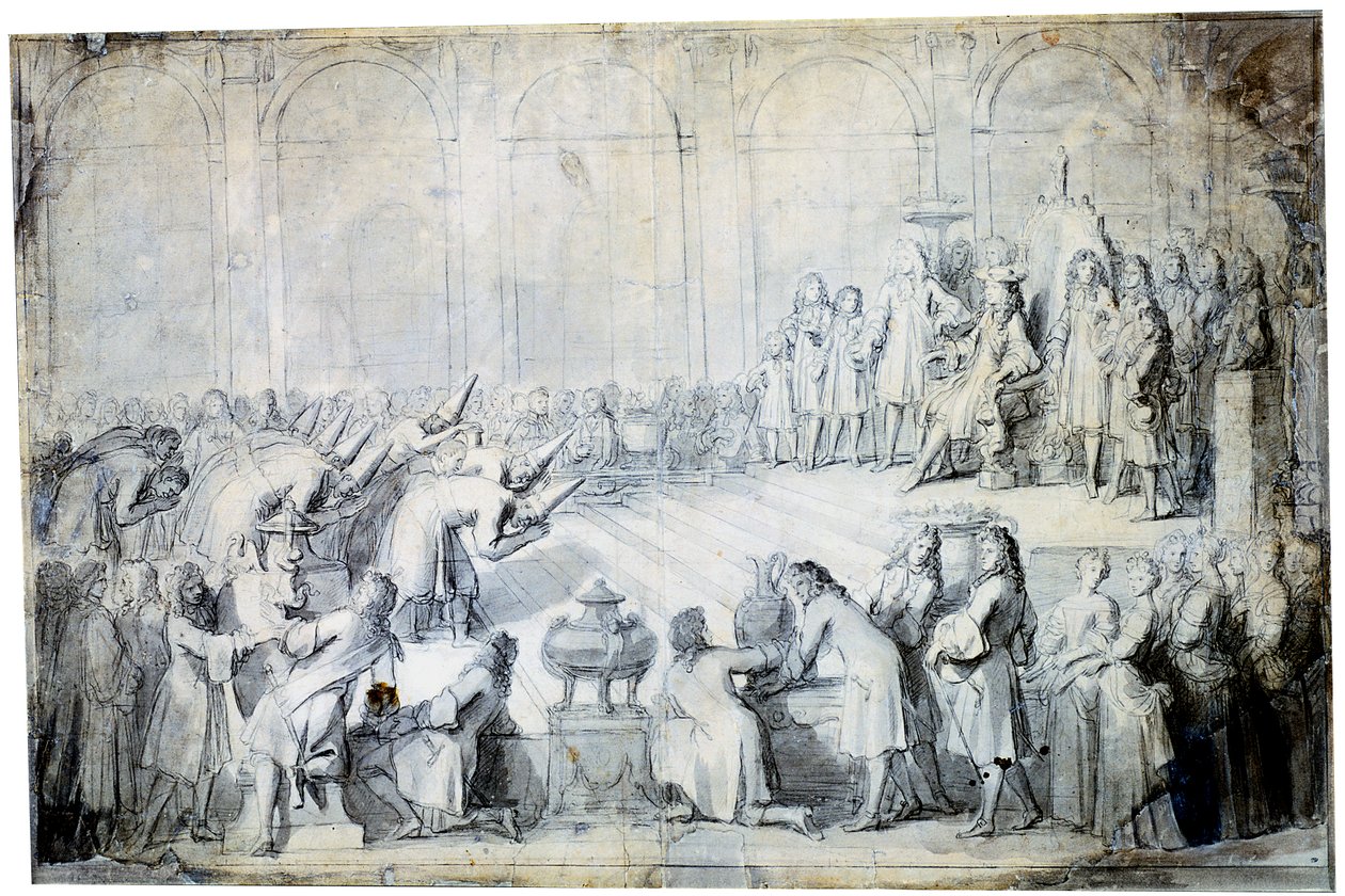 The Siamese Ambassadors before the King by Charles Le Brun