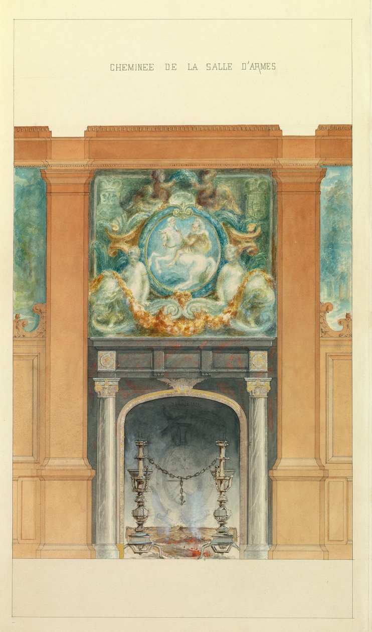 Project for the Hotel of Prince Georges Bibesco by Charles Le Coeur