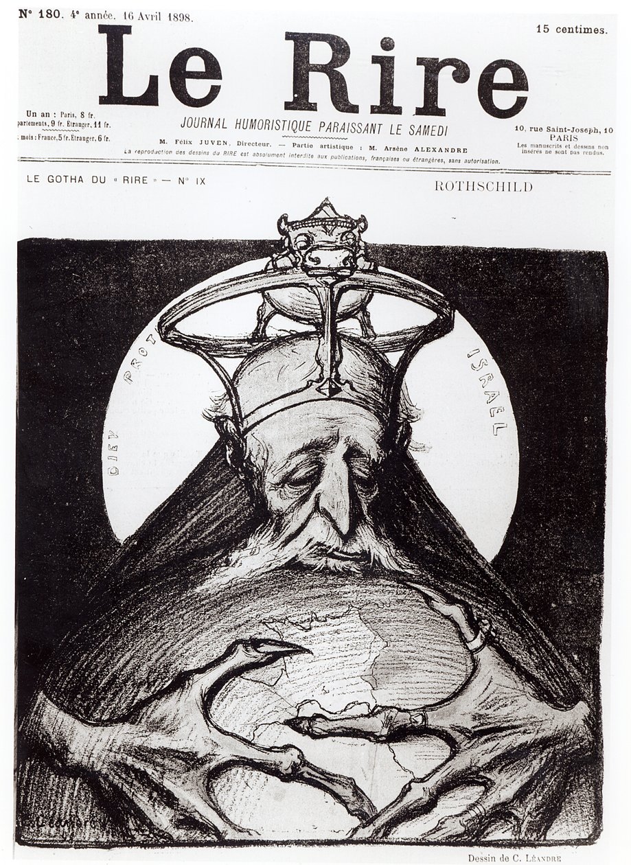 Caricature of the Family Rothschild from 
