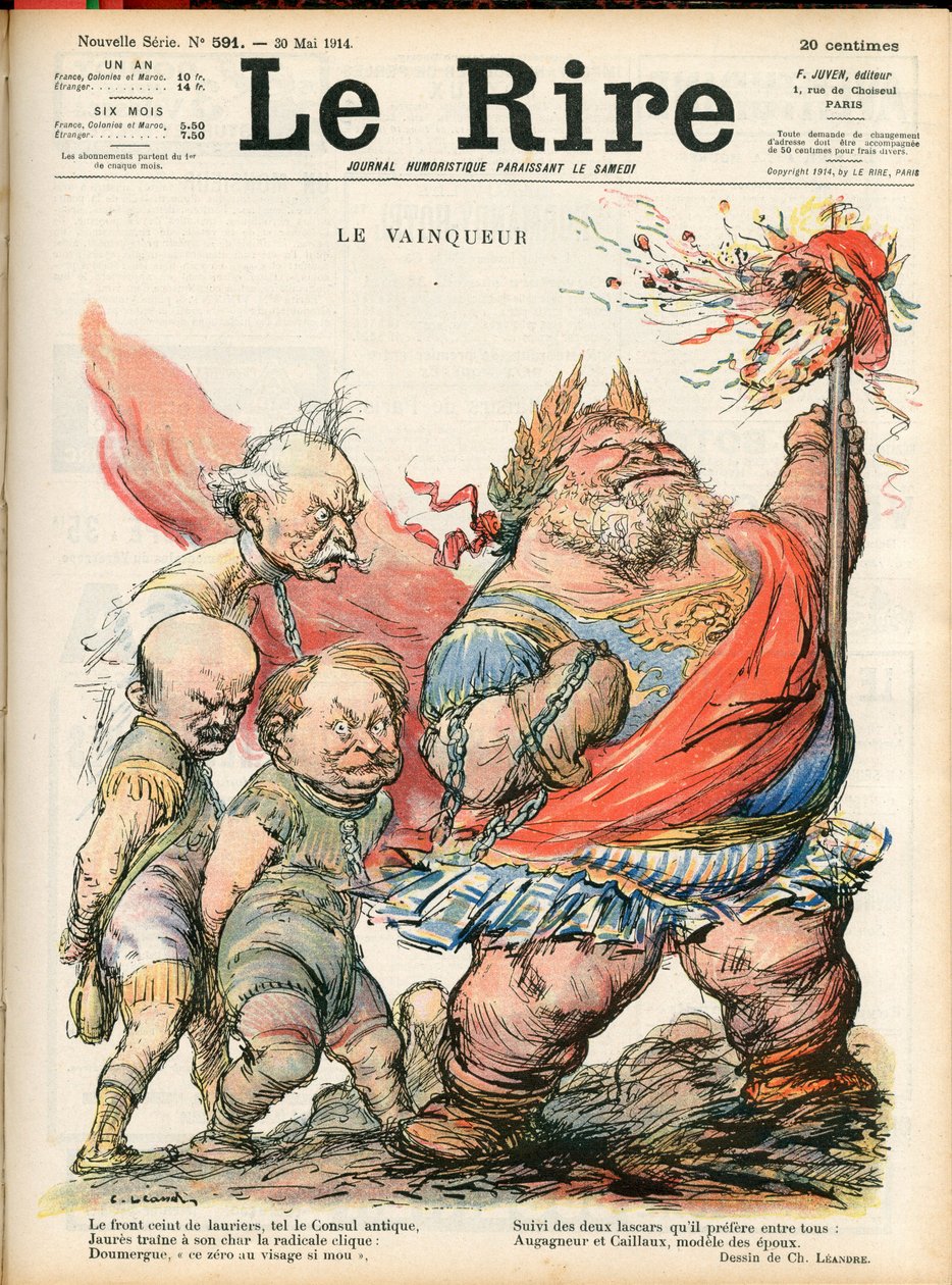 Cover of Le Rire, Satirical in Colors by Charles Leandre