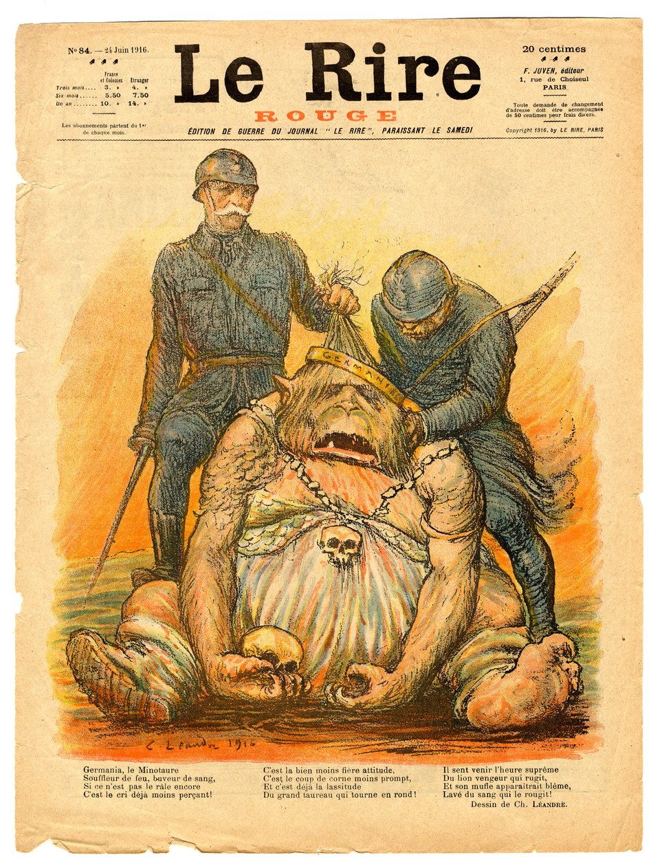 Cover of The Red Laughter, Satirical in Colors by Charles Leandre