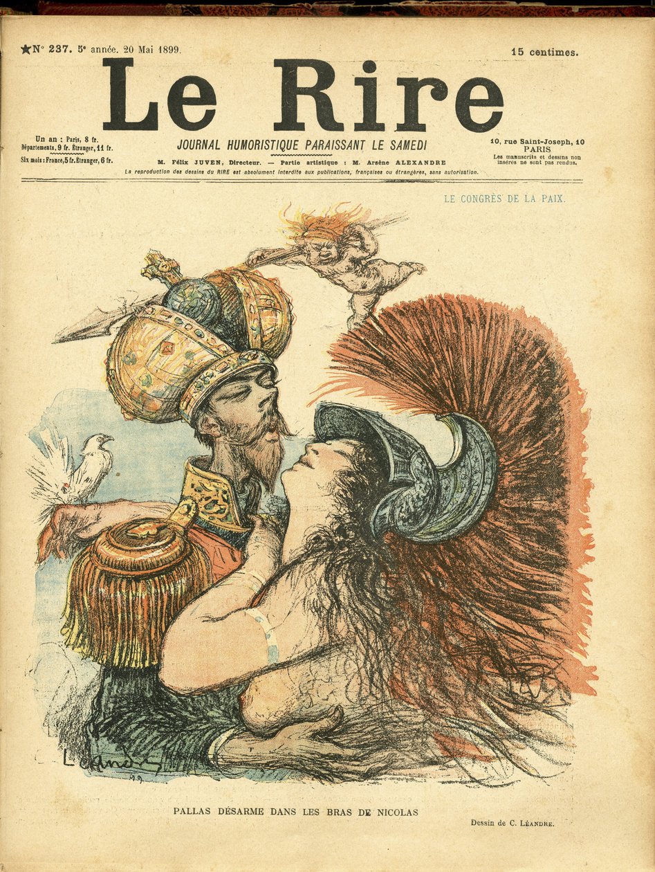 Illustration of Charles Leandre for the Cover of Le Rire by Charles Leandre