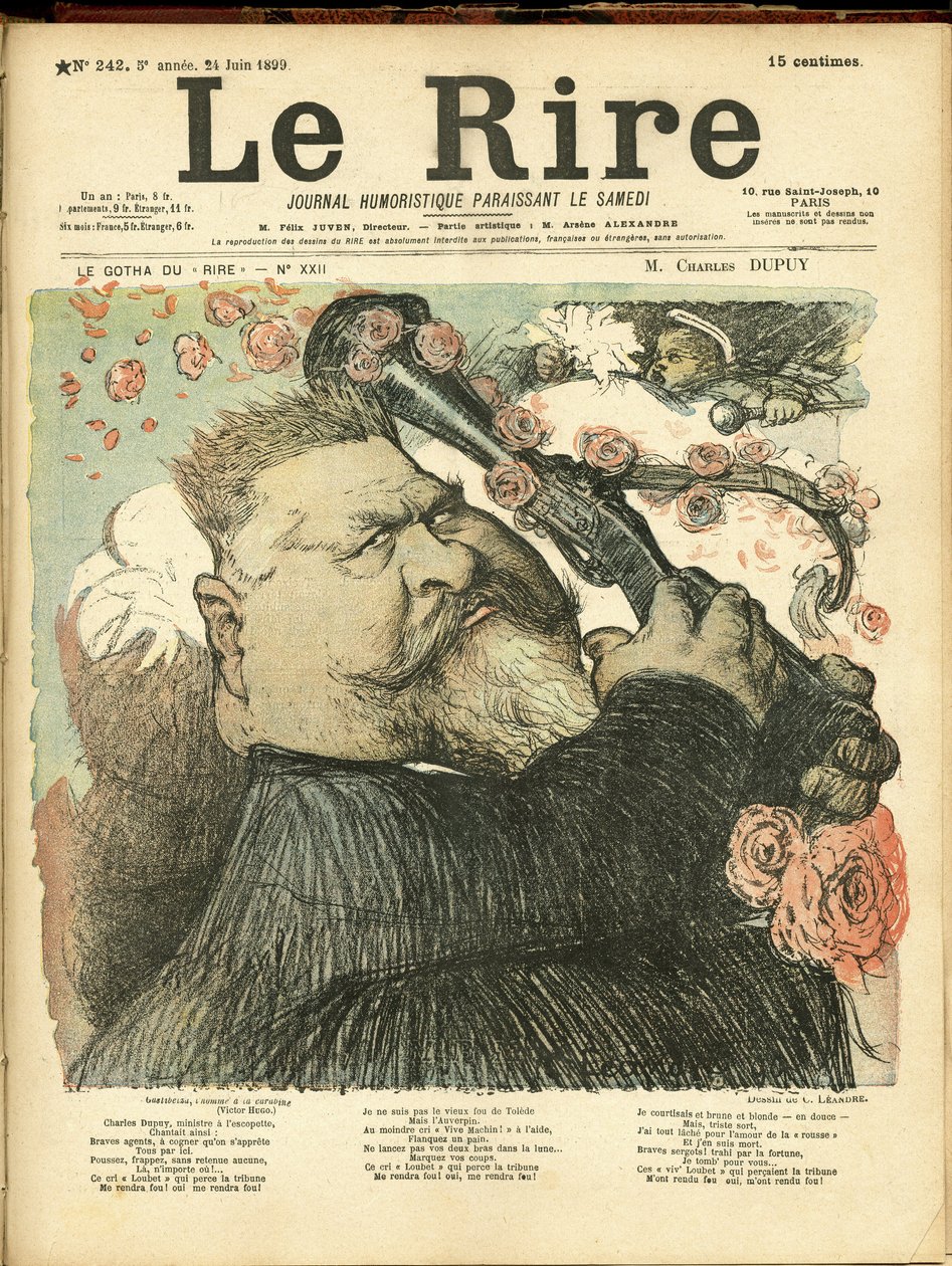 Illustration of Charles Leandre for the Cover of Le Rire by Charles Leandre