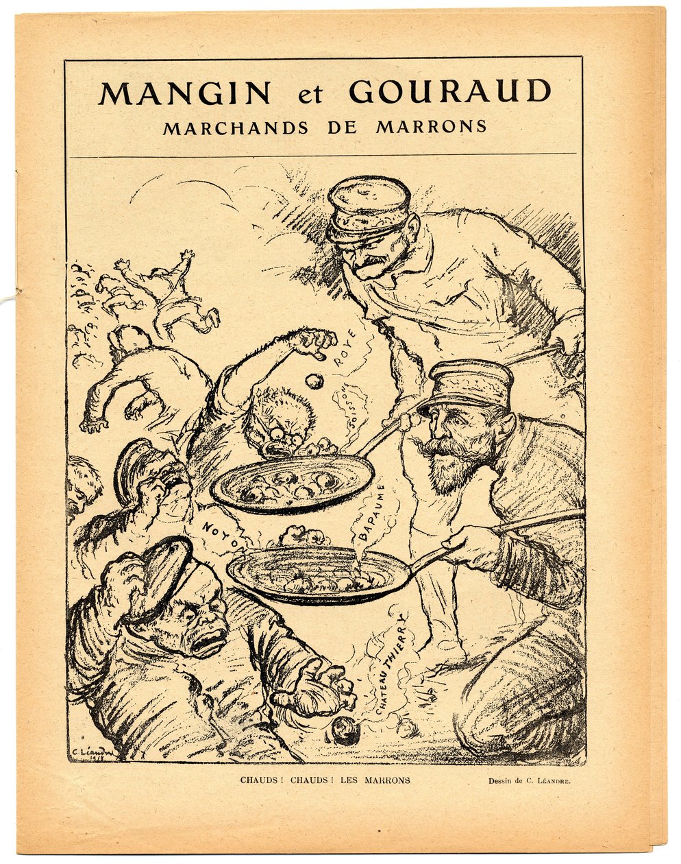 The Red Laughter, Satirical in Black & White by Charles Leandre