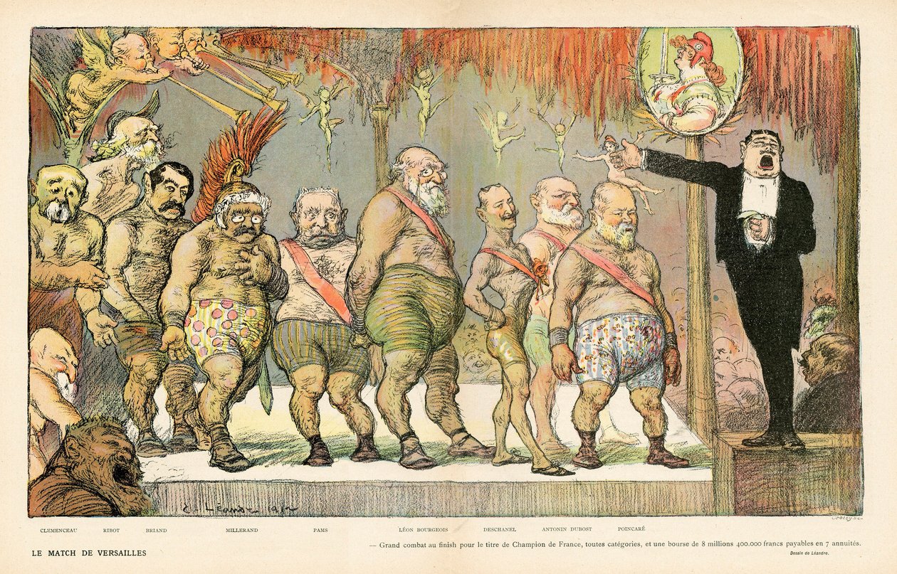Le Smile, number 3, Satirical in Colors by Charles Leandre