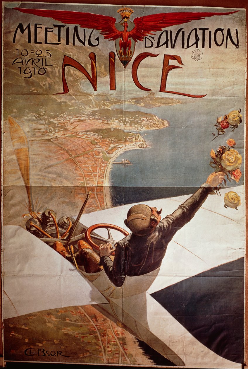 France, Nice, Aviation Meeting, April 10-25 by Charles Leonce Brosse