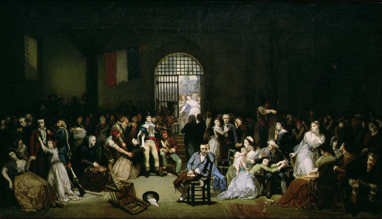 The Call for the last victims of the Terror, 7-9 Thermidor, Year 2 (25-27 July 1794), after 1850 by Charles Louis Lucien Muller