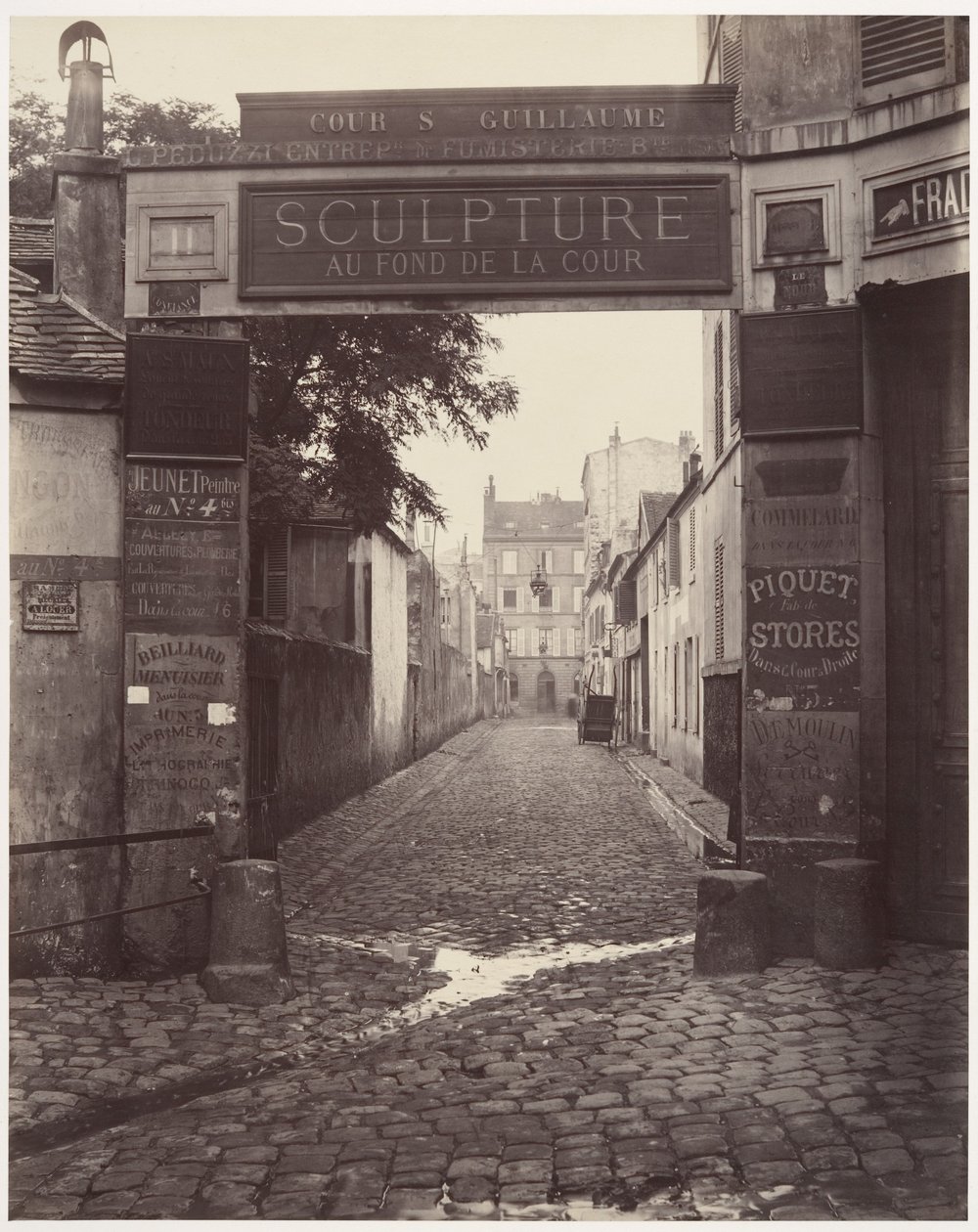 Cour Saint-Guillaume by Charles Marville
