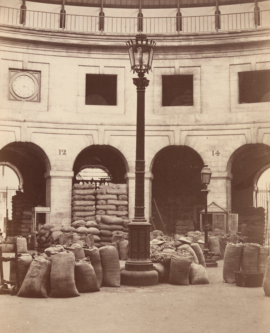 Halle aux Blés (Interior) by Charles Marville