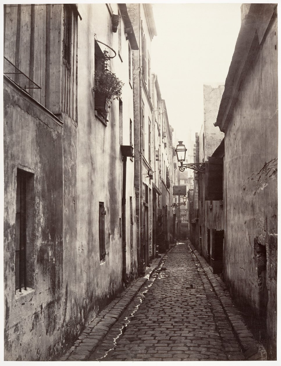 Impasse Briare (from the Cité Coquenard) by Charles Marville