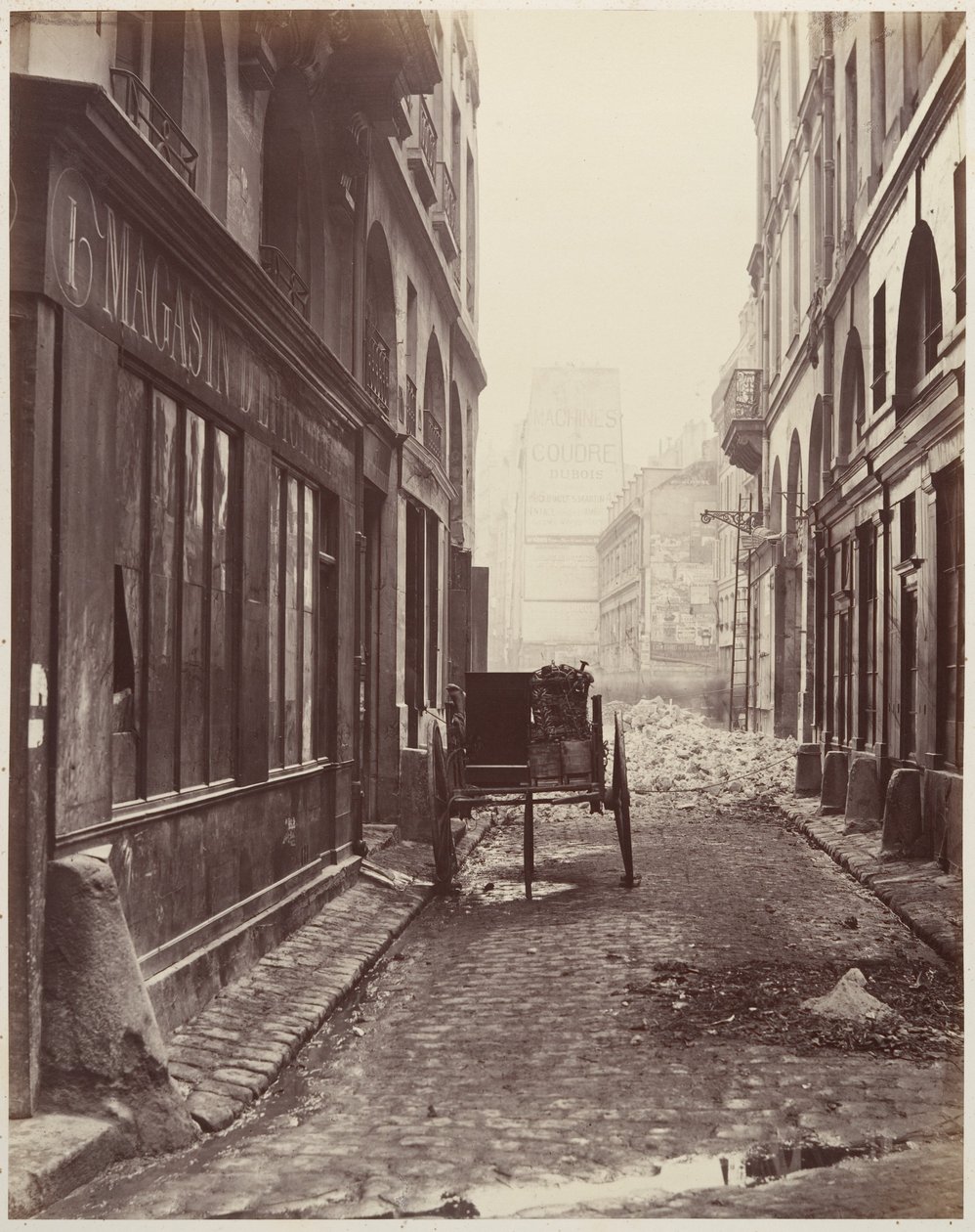 Rue Estienne, from Rue Boucher by Charles Marville