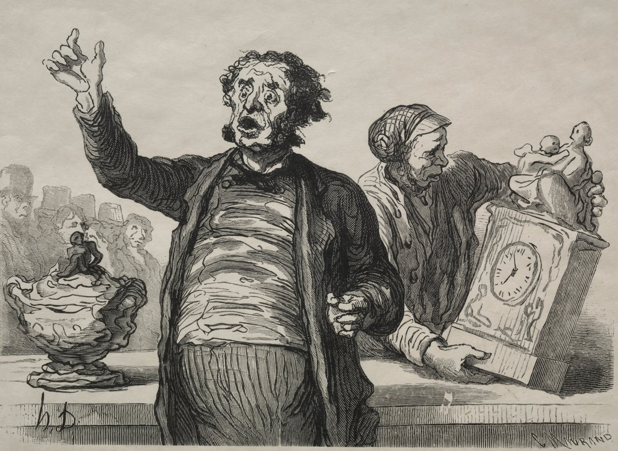 The Auction Room: The Town Crier by Charles Maurand