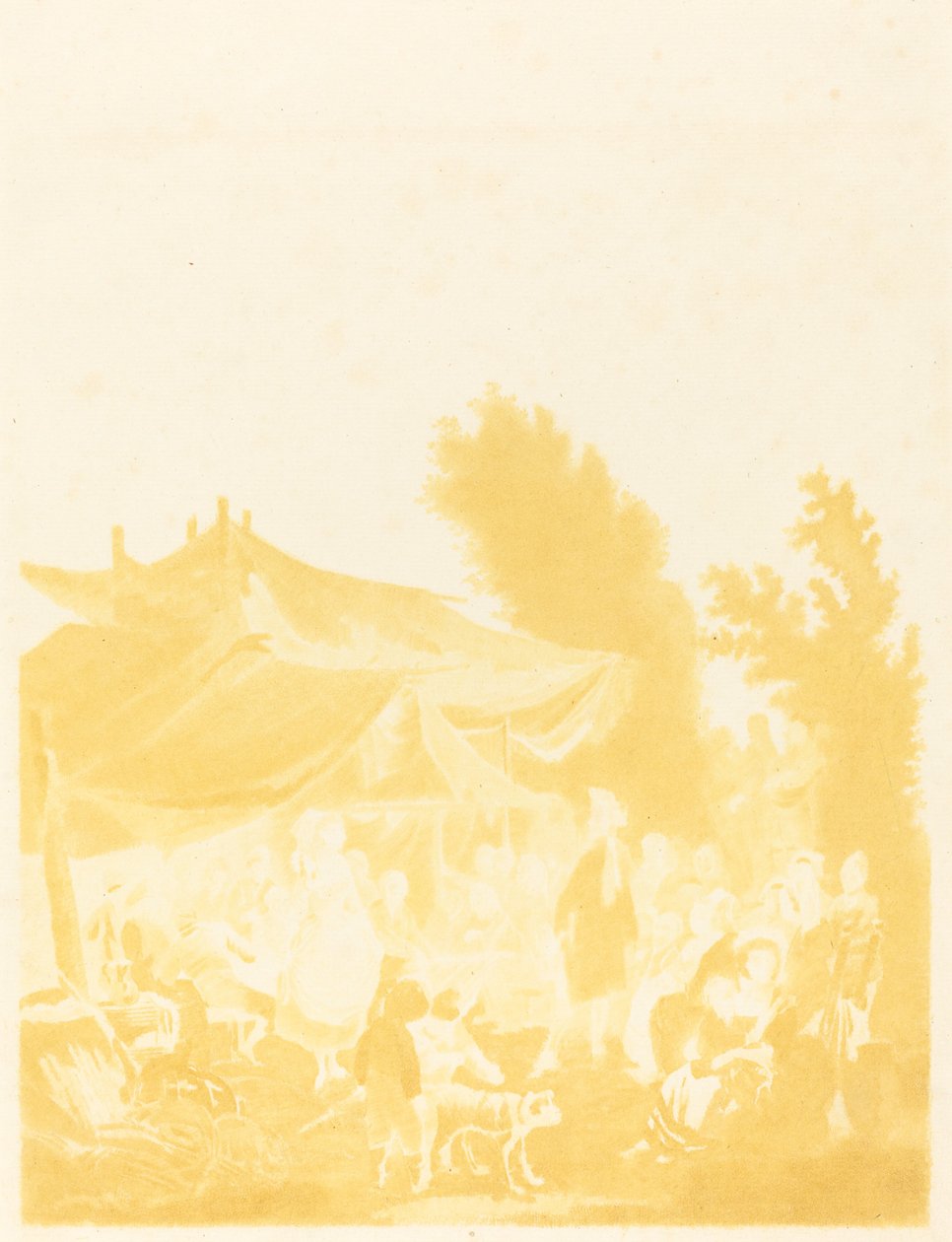 Village Wedding by Charles Melchior Descourtis after Nicolas Antoine Taunay