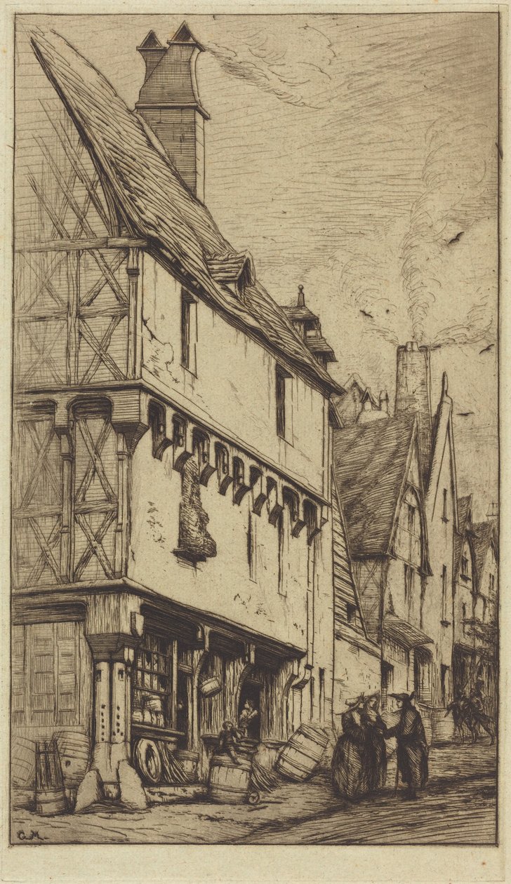 An Old House at Bourges, Sometimes Called the Musician