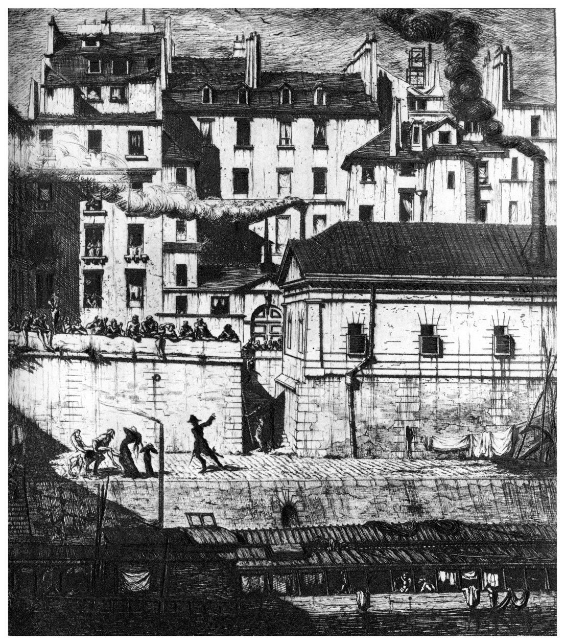La Morgue, c1841-1868, 1924 by Charles Meryon