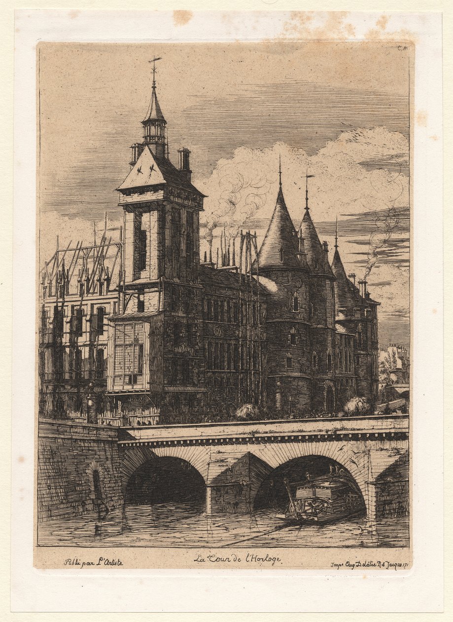 The Clock Tower by Charles Meryon