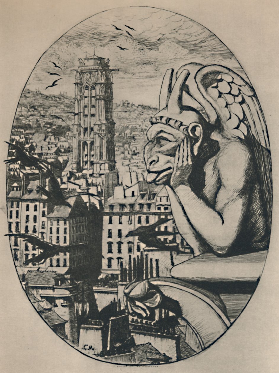 Le Stryge 8th State by Charles Meryon