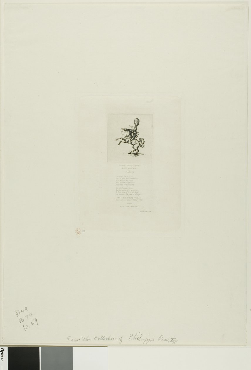 Little Prince Dito by Charles Meryon
