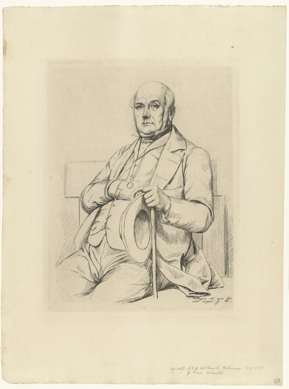 Portrait of Casimir Le Conte by Charles Meryon