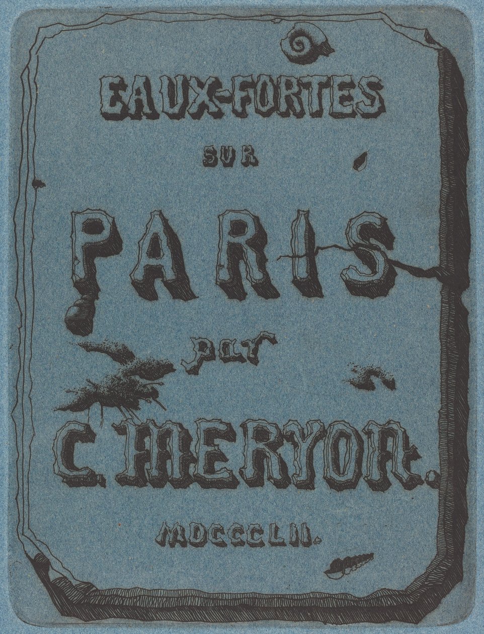 Title Page to the Set of Etchings of Paris by Charles Meryon