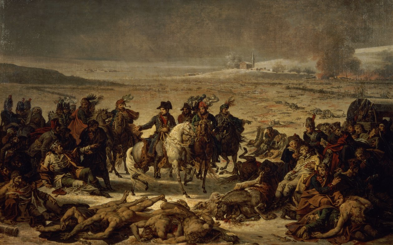 After the Battle of Eylau, 9th February 1807 by Charles Meynier