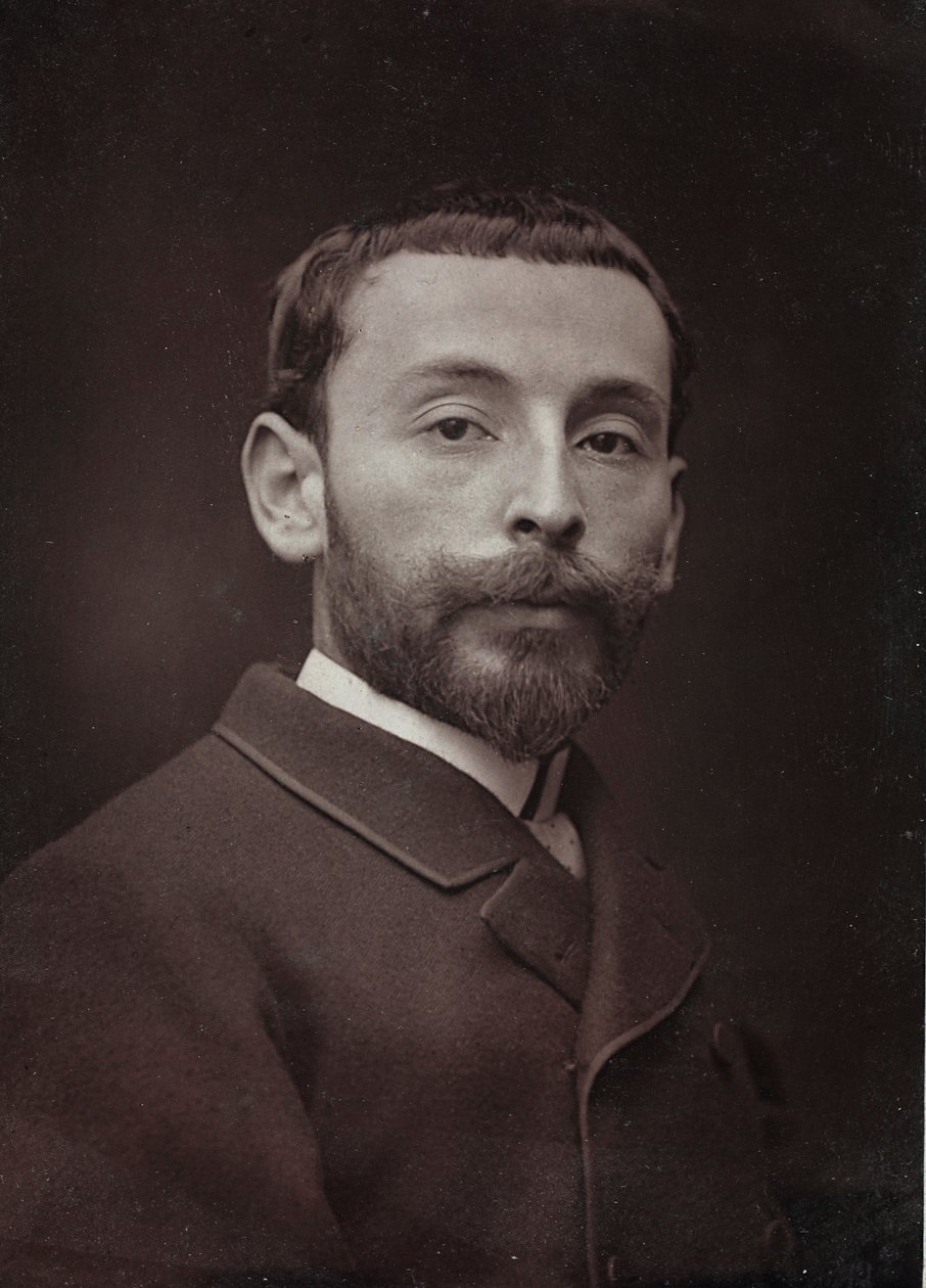 Portrait of the French Painter Alexandre Bloch by Charles Michelez