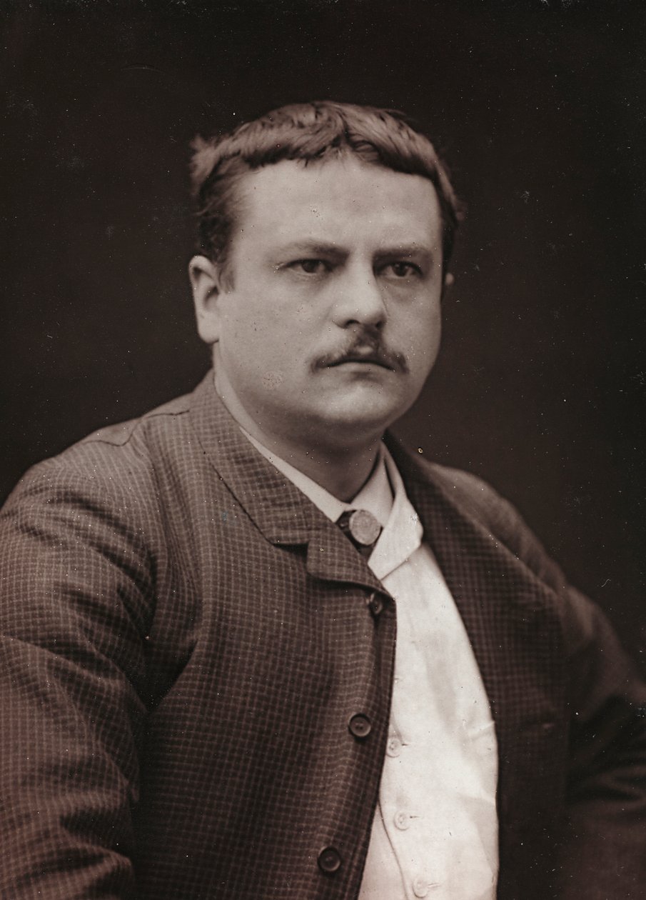Portrait of the French Painter Royer Lionel by Charles Michelez