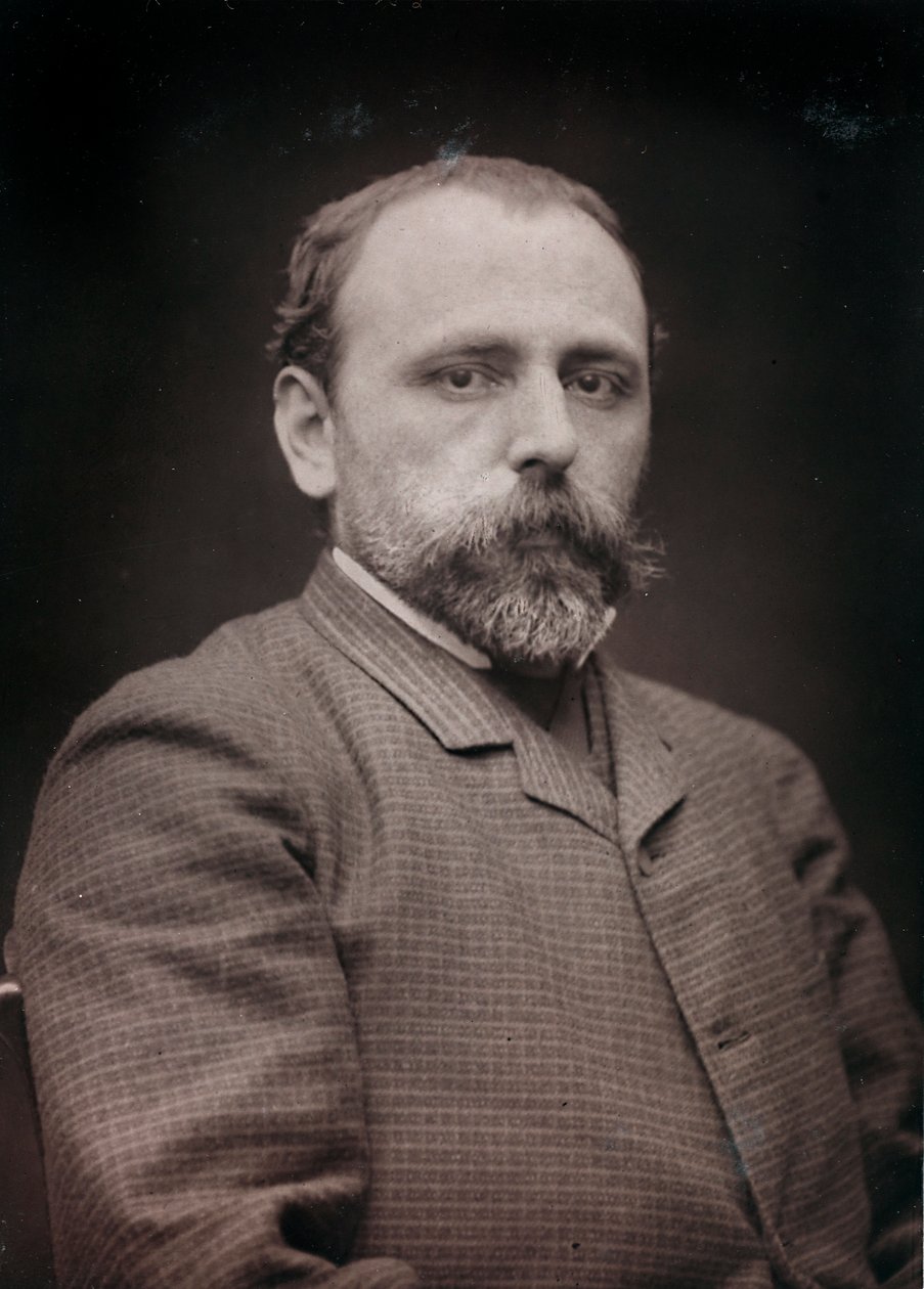 Portrait of the Painter Edouard Jean Dambourgez by Charles Michelez