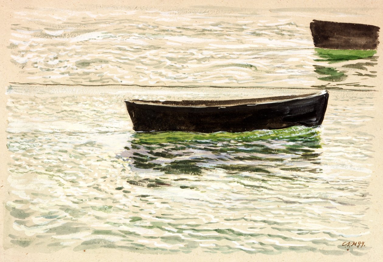 Dinghies by Charles Napier Hemy