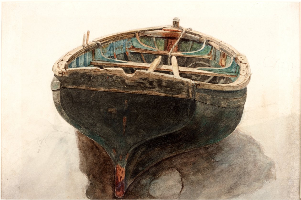 Study of a Dinghy by Charles Napier Hemy
