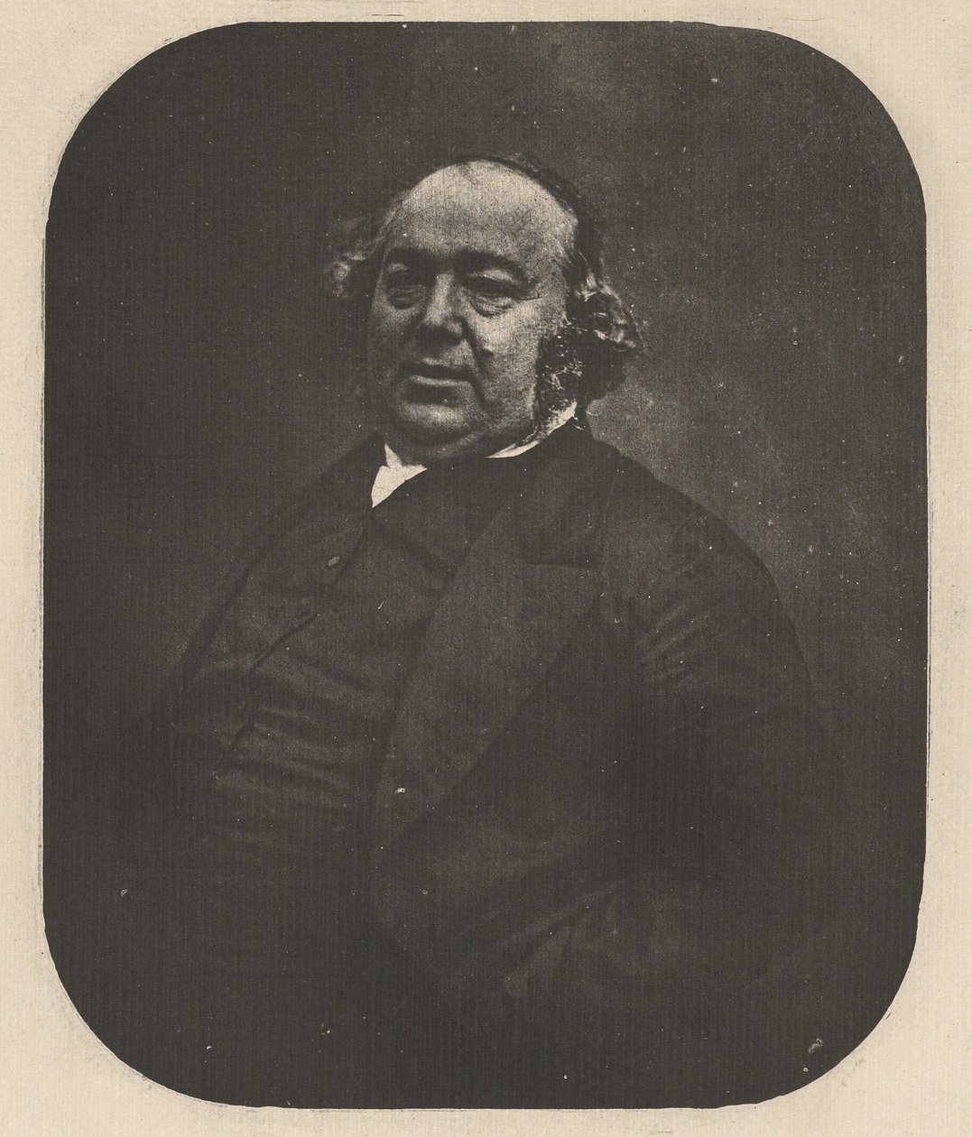 Portrait of Jules Janin (after Nadar) by Charles Nègre