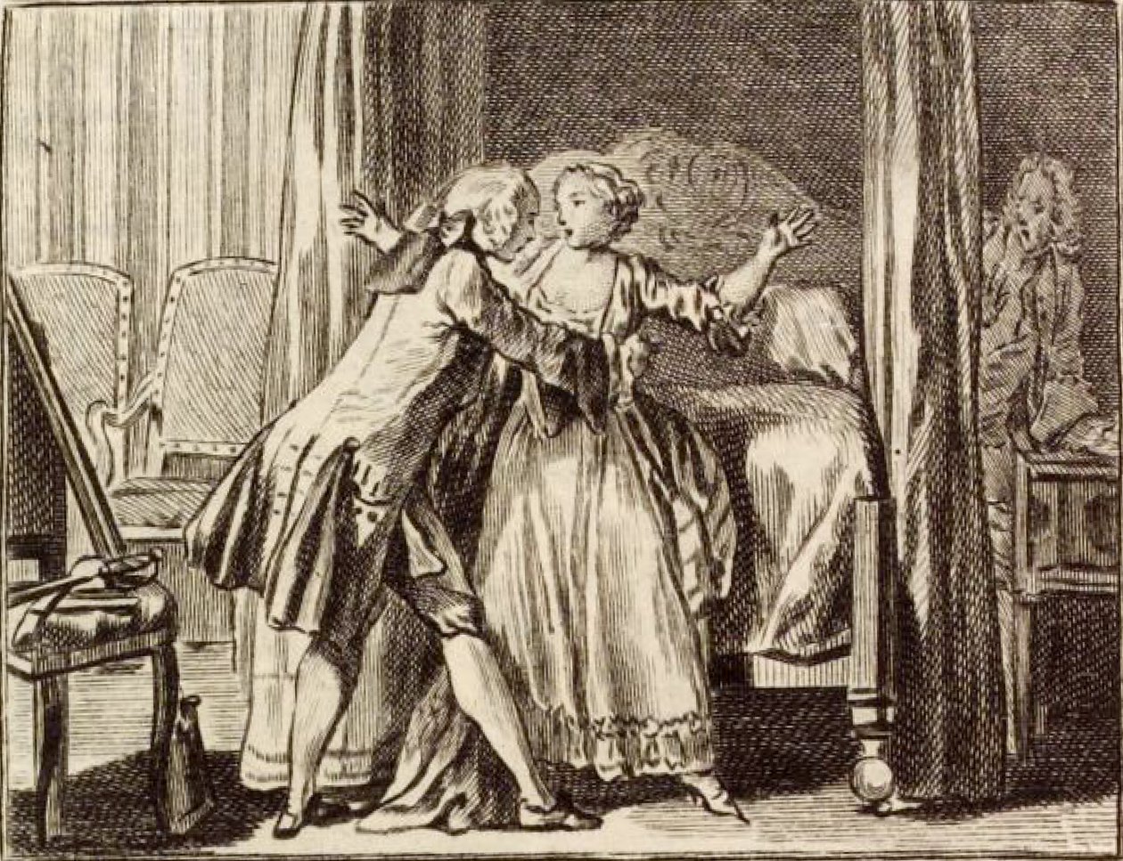 The Ear Maker and the Mussel Mender by Charles Nicolas Cochin