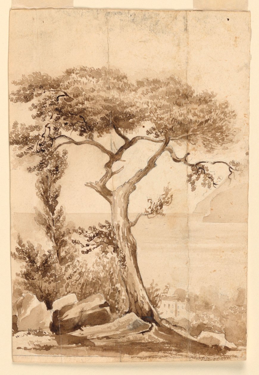 At the Coast of the Mediterranean Sea by Charles Nicolas Ransonnette
