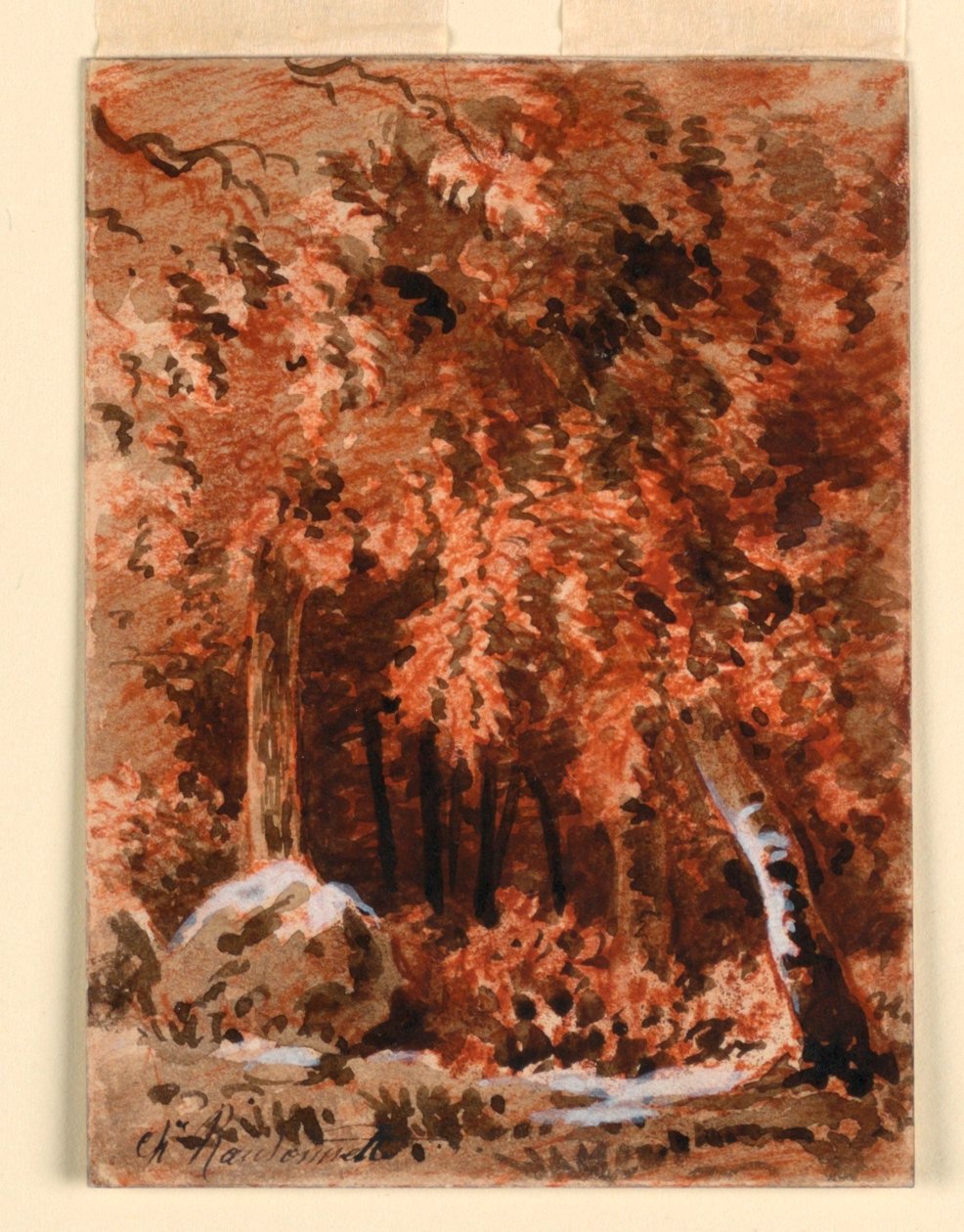 In the Woods by Charles Nicolas Ransonnette