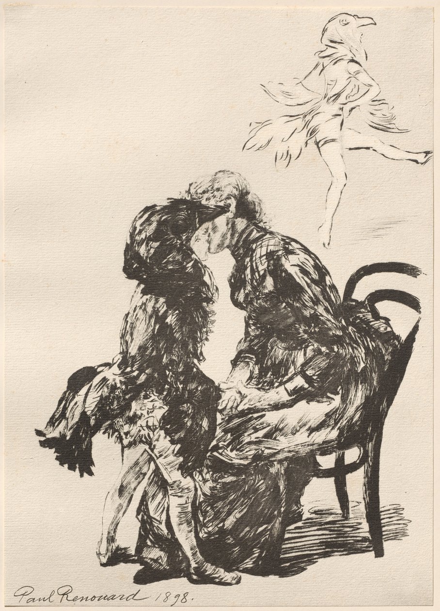 Avant Le Ballet, 1898 by Charles Paul Renouard