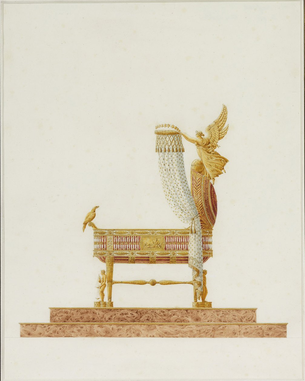 Design of the Bassinet for His Majesty the King of Rome, 1811 by Charles Percier