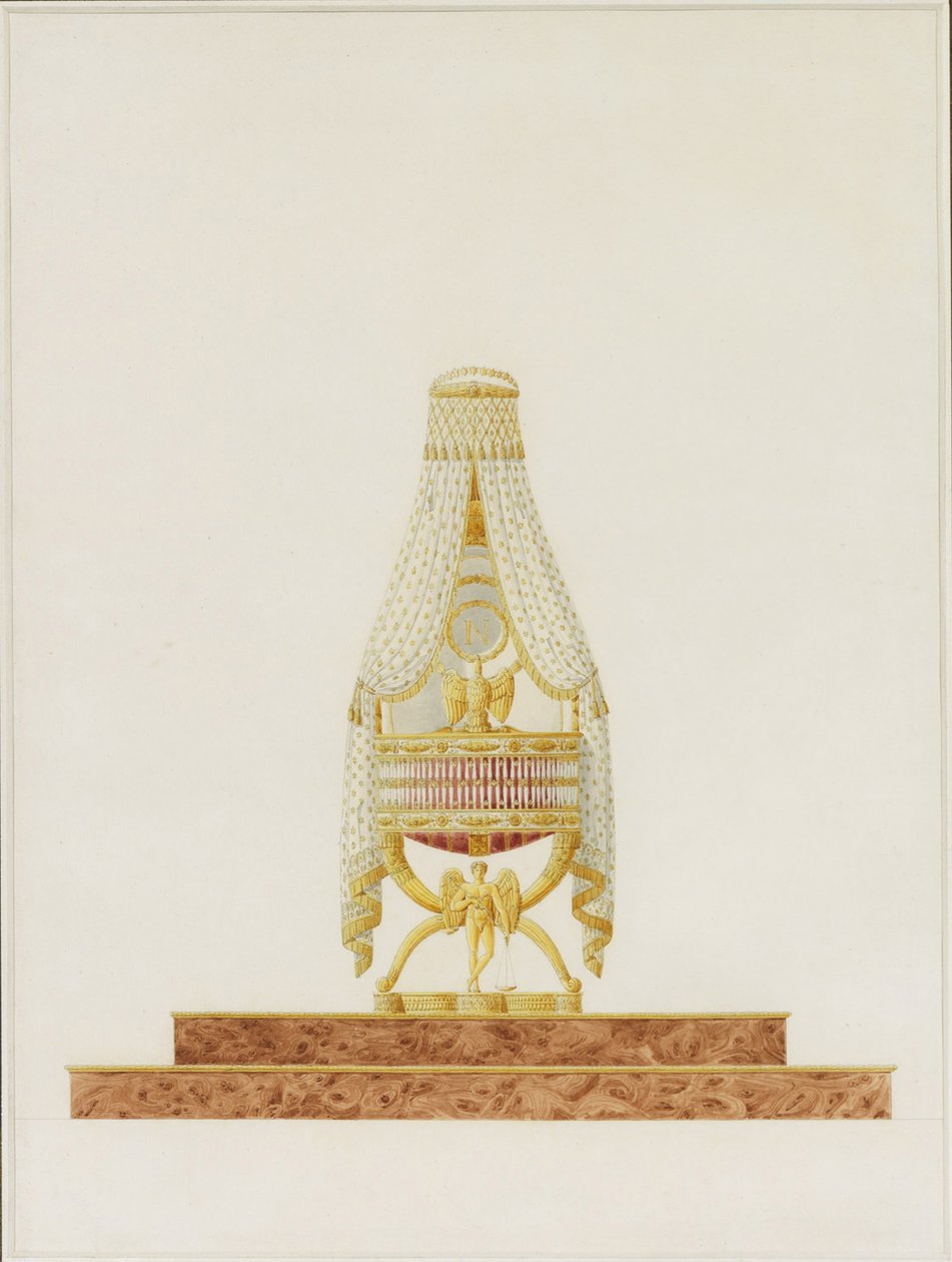 Design of the Bassinet for His Majesty the King of Rome by Charles Percier