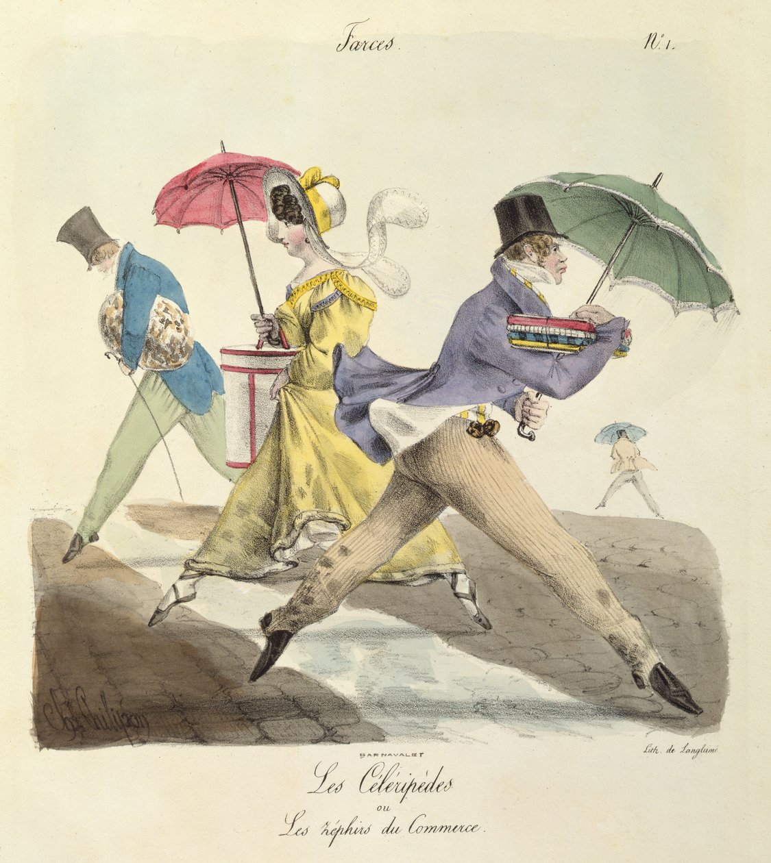 The Celeripedes or, The Zephyrs of Commerce by Charles Philipon