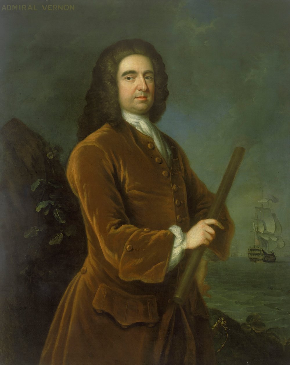 Admiral Edward Vernon by Charles Philips