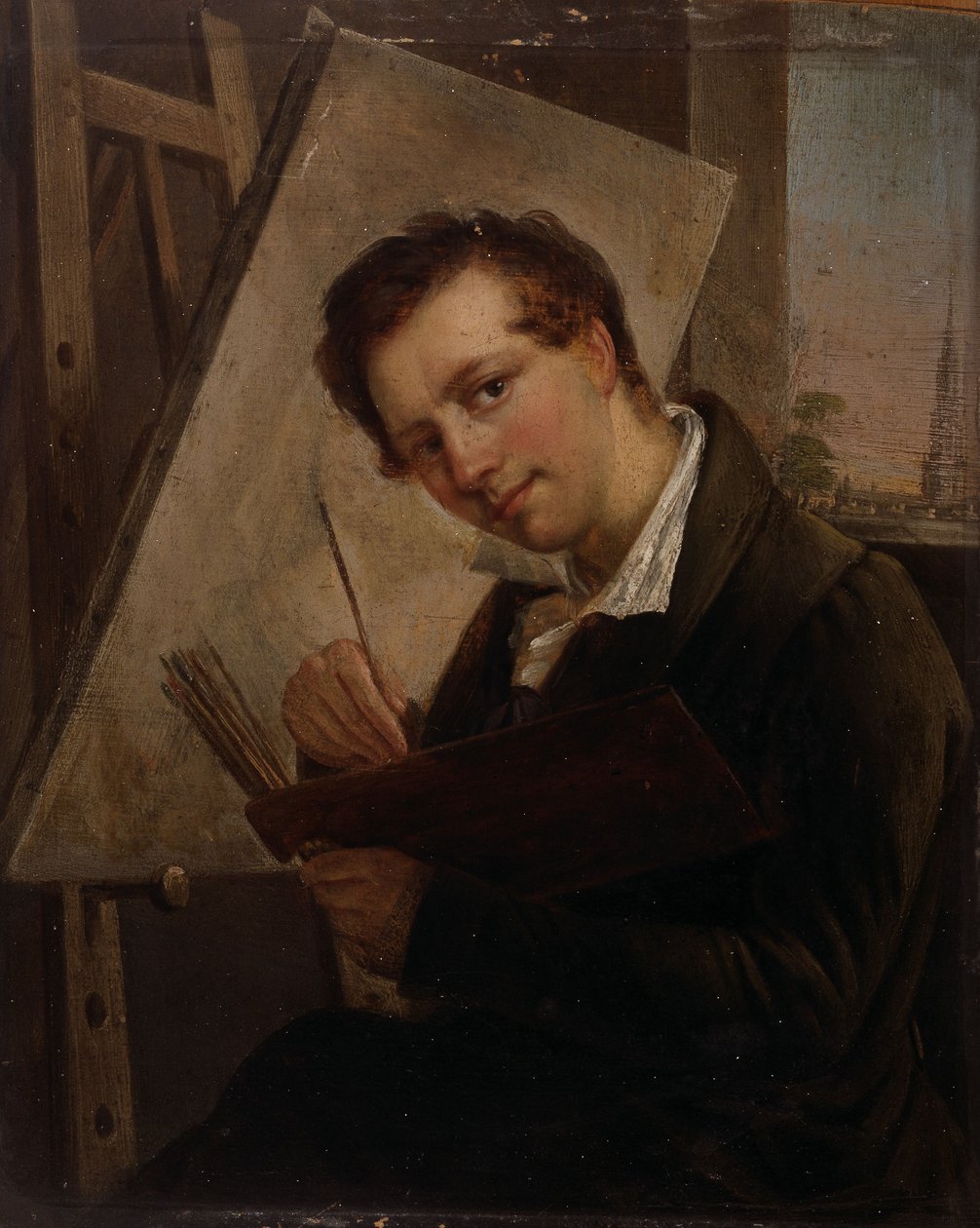 Self-Portrait by Charles Picqué