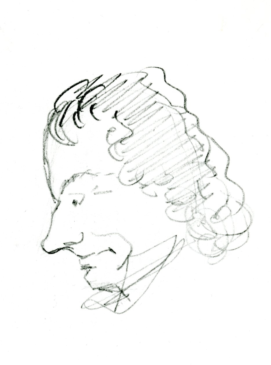 Self Portrait, c. 1843 by Charles Pierre Baudelaire