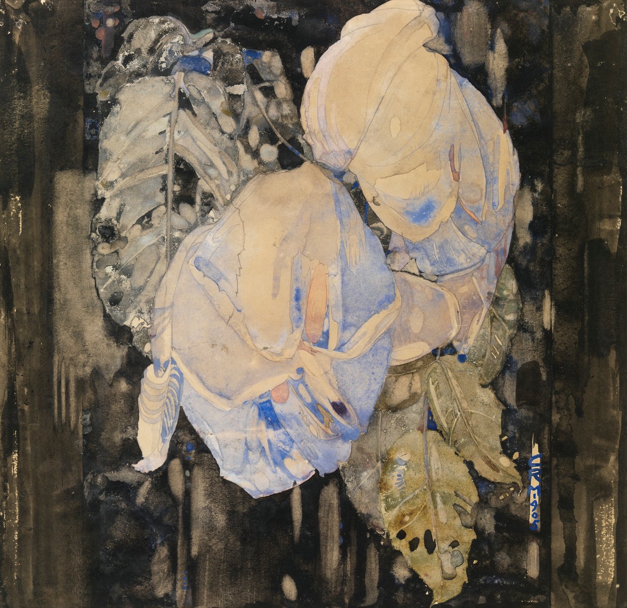 Verblasste Rosen von Charles Rennie Mackintosh: Kunstdruck