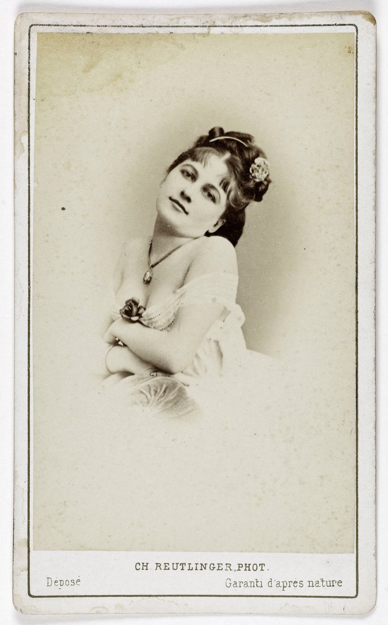 Portrait of the Actress Henriette Victoire Drouard (1851-1923) by Charles Reutlinger