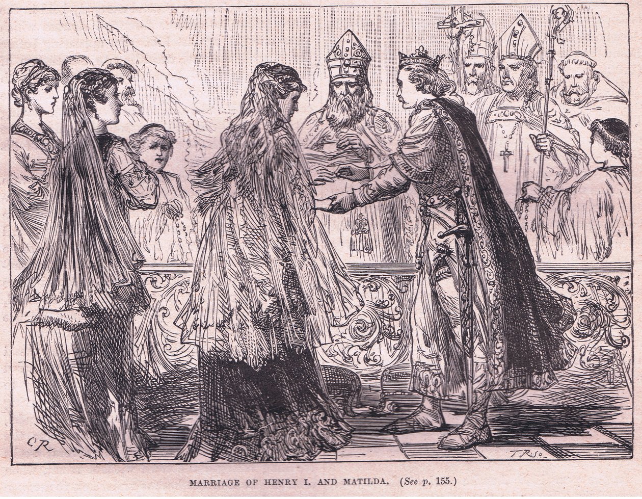 Marriage of Henry I and Matilda AD 1102 by Charles Ricketts
