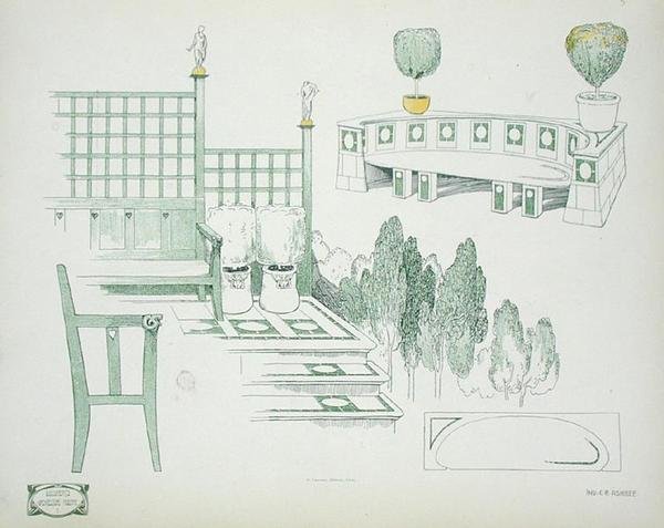 Details of seats and terracing, from 