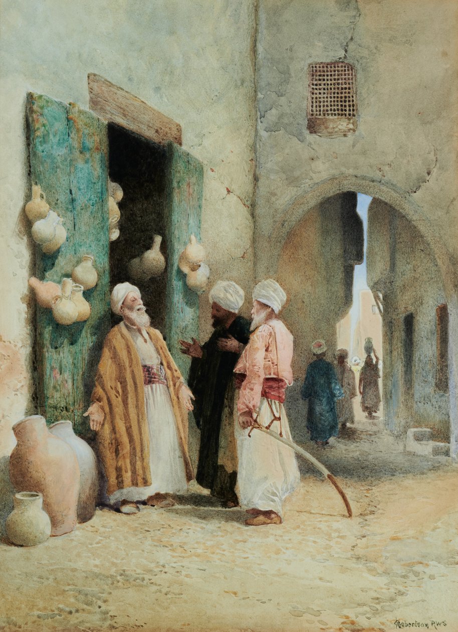 A Dispute in Cairo by Charles Robertson