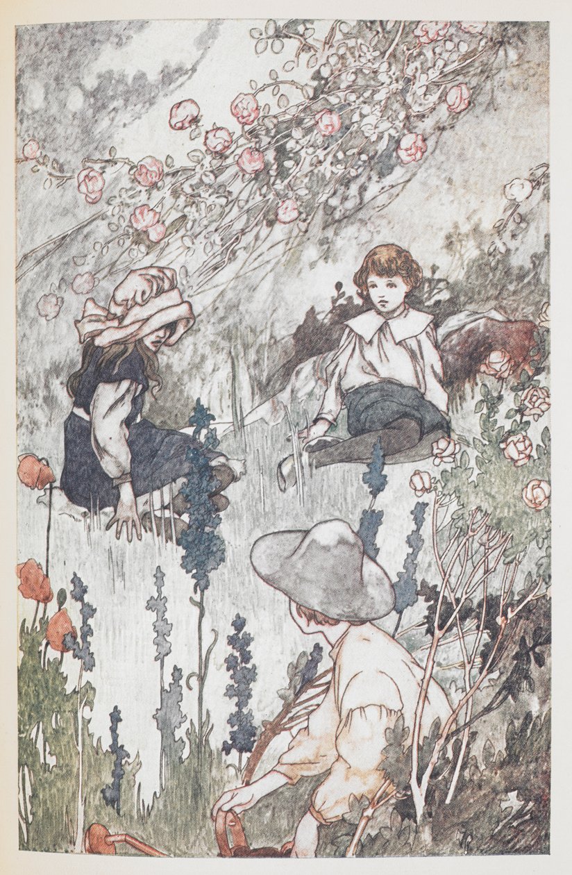 The Children in the Secret Garden: Mary Lennox, Colin Craven and Dickon ...