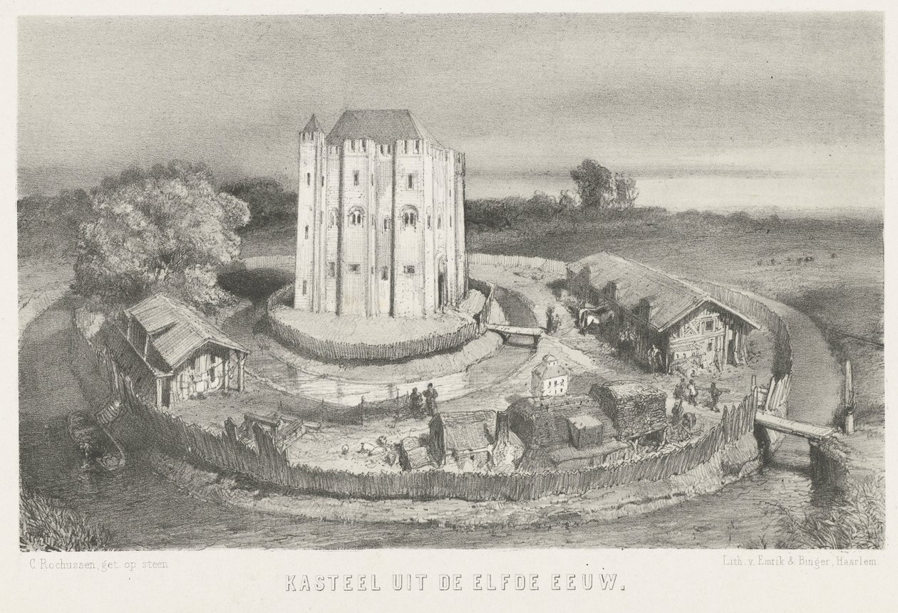 Castle from the Eleventh Century by Charles Rochussen