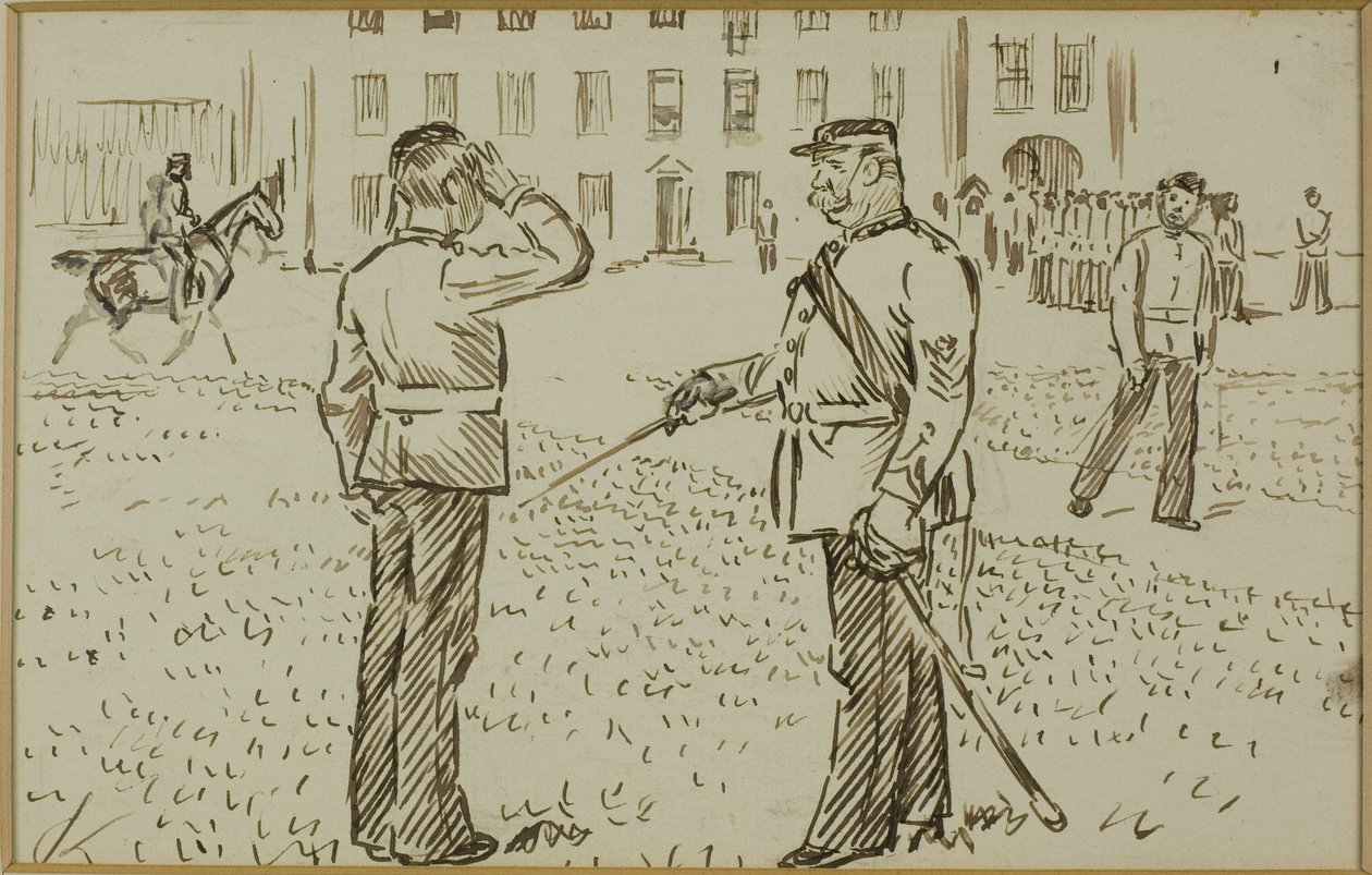 A Poser by Charles Samuel Keene