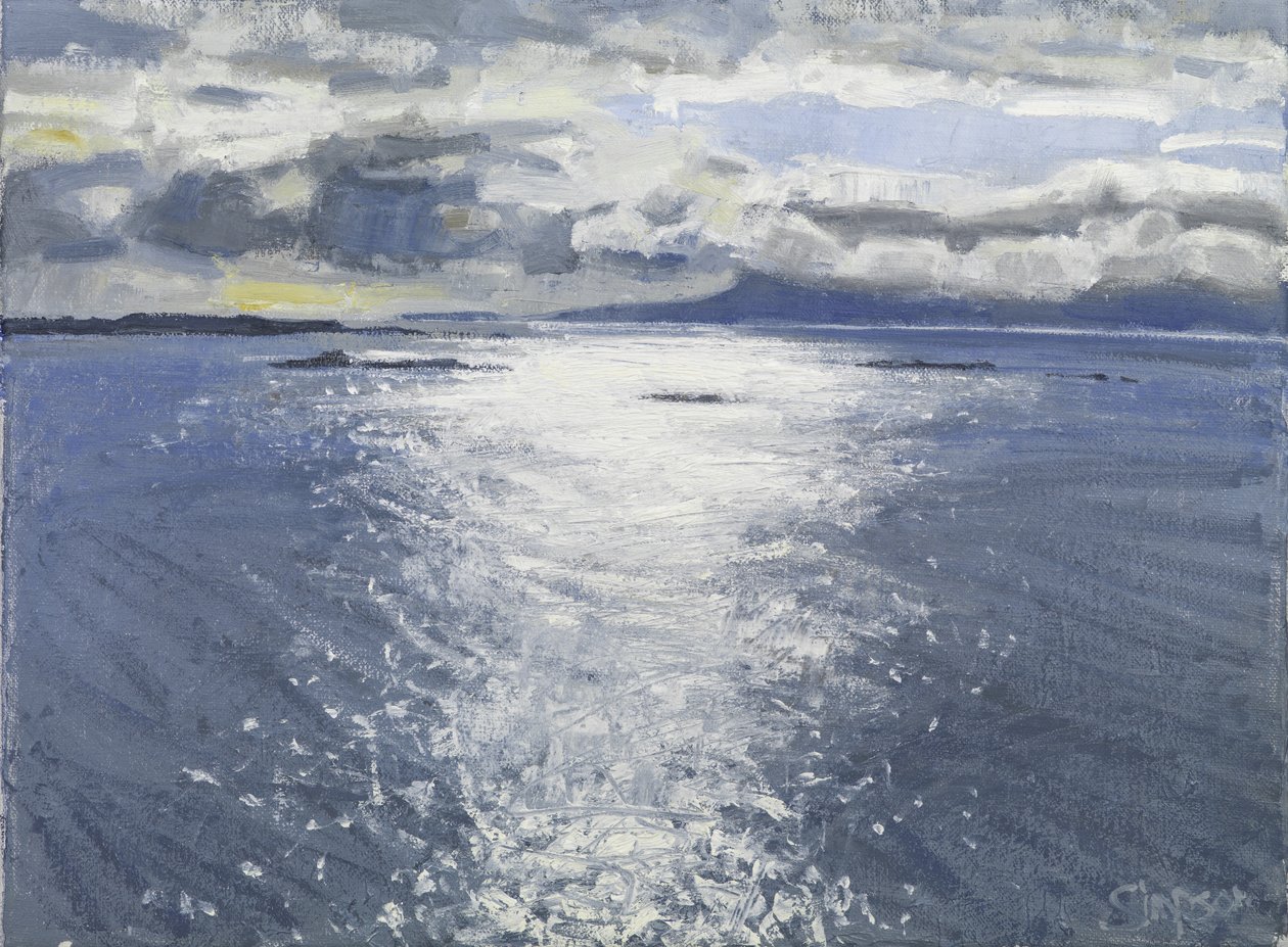 Dark Evening, 2017 by Charles Simpson